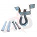 ARD CHAMPS™ Punching Bag Ceiling Hook Silver Heavy Duty Metal with Screws & Plugs (Thick)